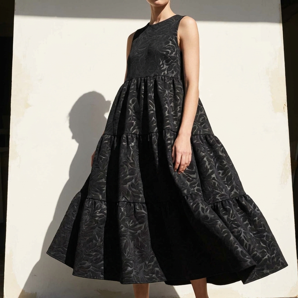 Jacquard Polyester Stretch Scuba Knit Fabric — Styled