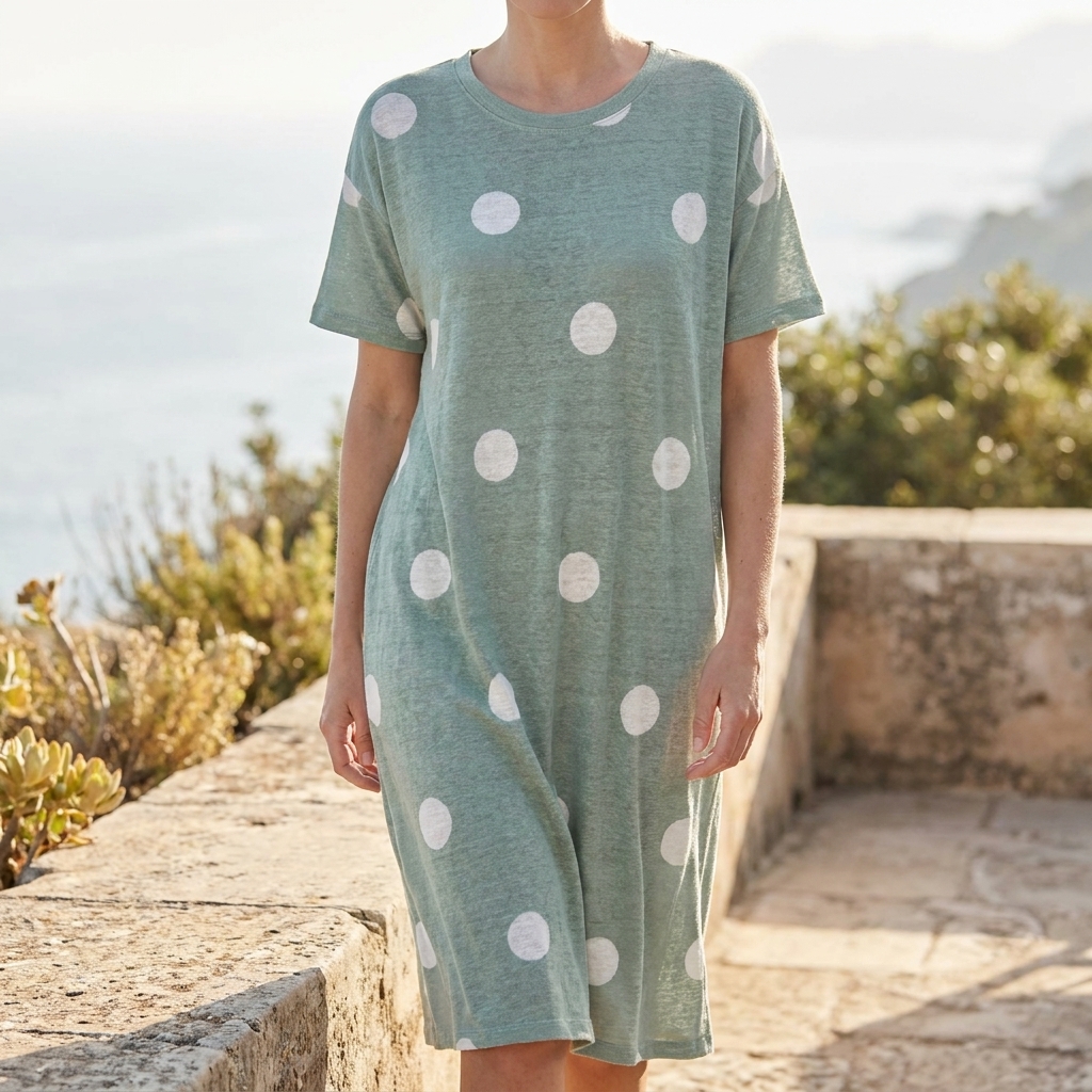 Printed 100% Linen Knit Fabric — Styled