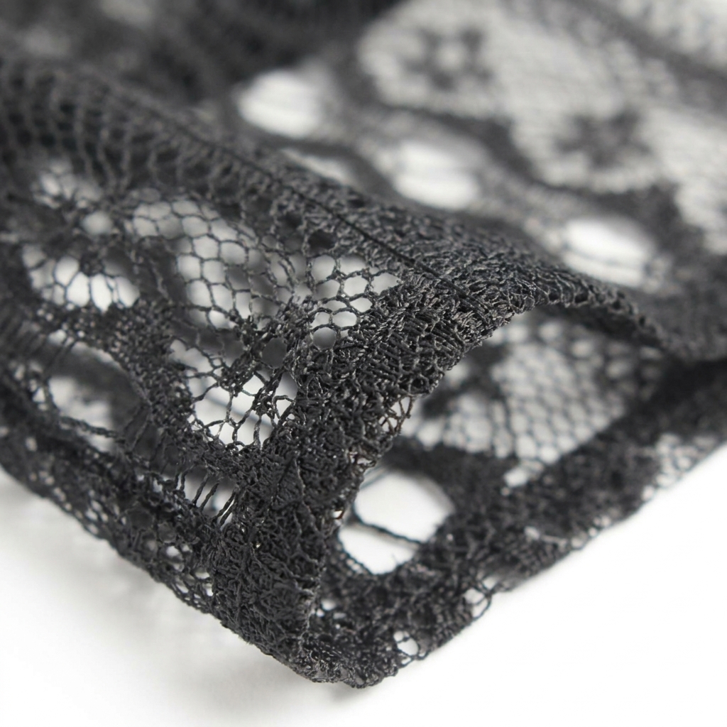 100% Nylon Lace Fabric rendered