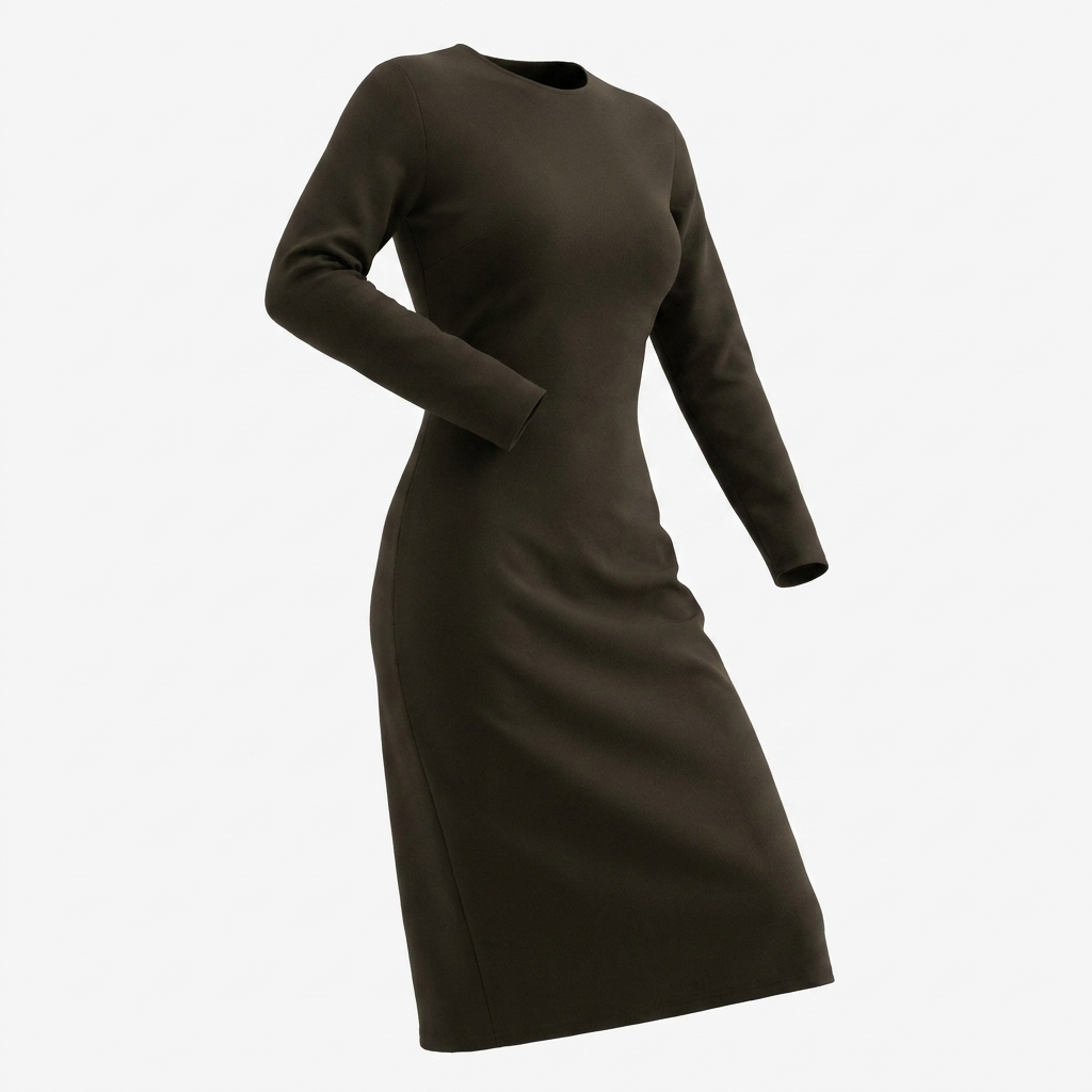Polyester Cotton Scuba Knit Fabric rendered