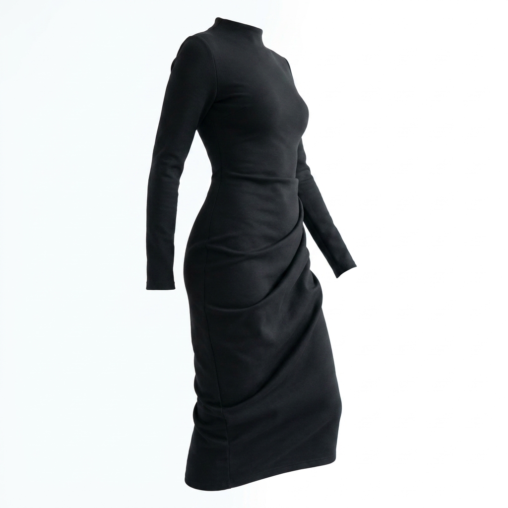 Cotton Polyester Scuba Knit Fabric rendered