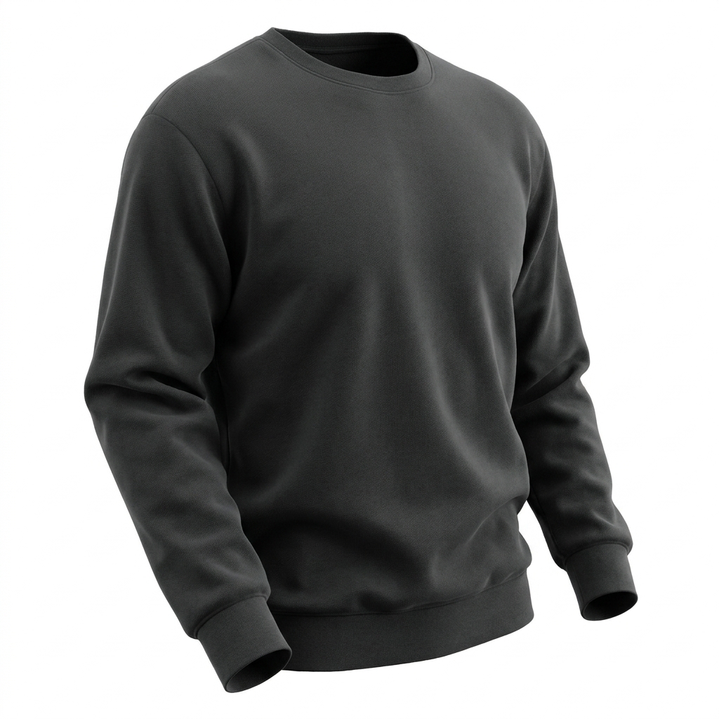 Brushed Cotton Polyester French Terry Fabric rendered
