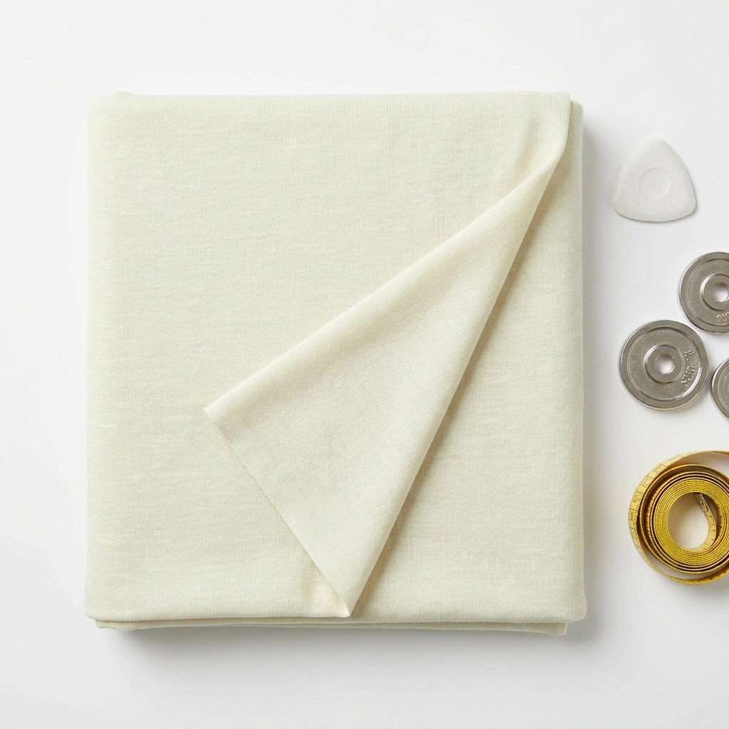 100% Linen Jersey Knit Fabric rendered