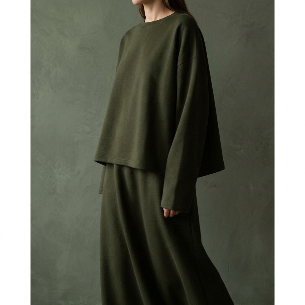 Polyester Cotton Fleece Fabric rendered