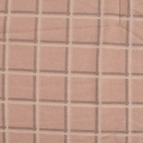 Plaid Polyester Stretch Knit Fabric