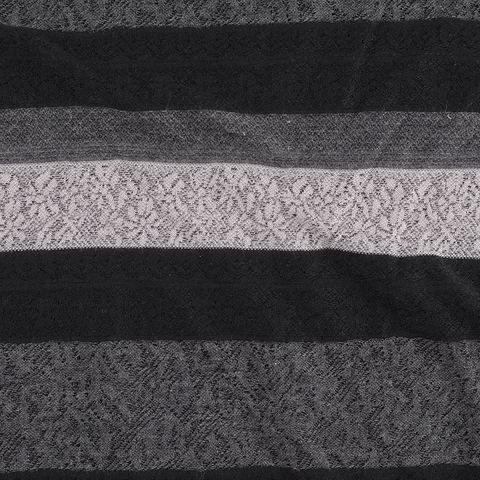 Bold Striped Polyester Viscose Knit Fabric