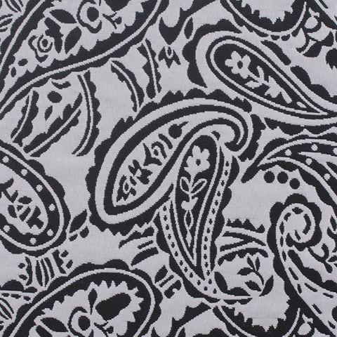 Black Paisley Jacquard, Polyester