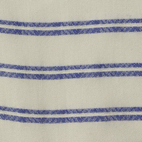 Striped Polyester Viscose Blend Woven Fabric