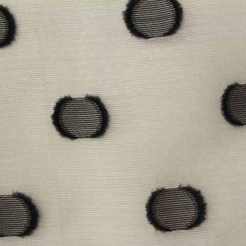 Dotted Viscose Nylon Blend Woven Fabric