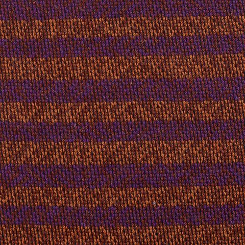 Striped 100% Polyester Chunky Knit Fabric