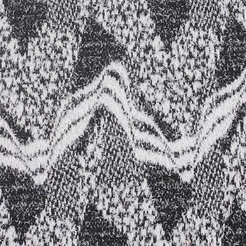 Jacquard Polyester Stretch Chunky Knit Fabric