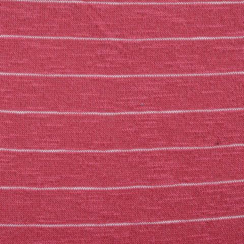Striped Cotton Polyester Knit Fabric