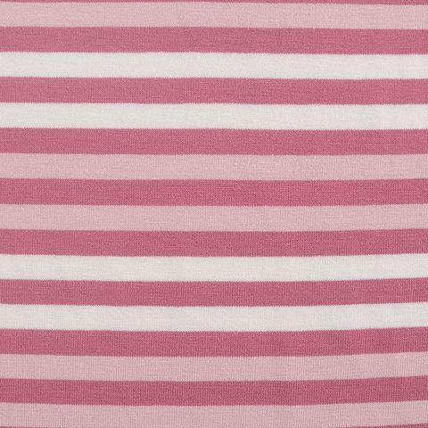 Striped Viscose Stretch Knit Fabric