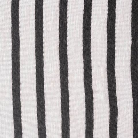 Striped Cotton Polyester Knit Fabric