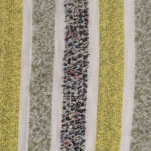 Bold Striped Polyester Acrylic Chunky Knit Fabric