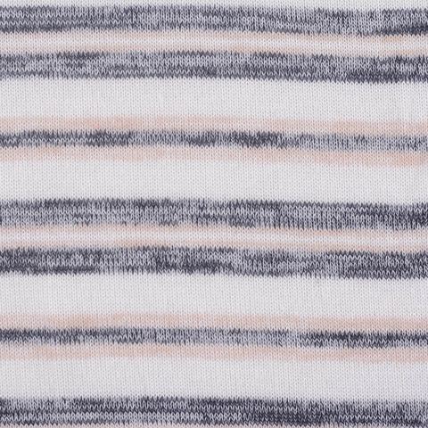 Striped Polyester Stretch Knit Fabric
