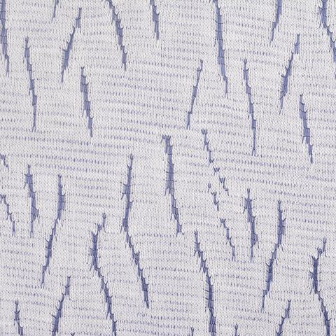 Striped Polyester Cotton Knit Fabric