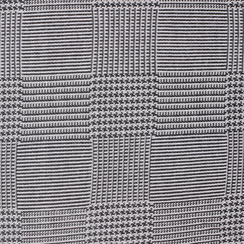 Bold Plaid Polyester Viscose Knit Fabric