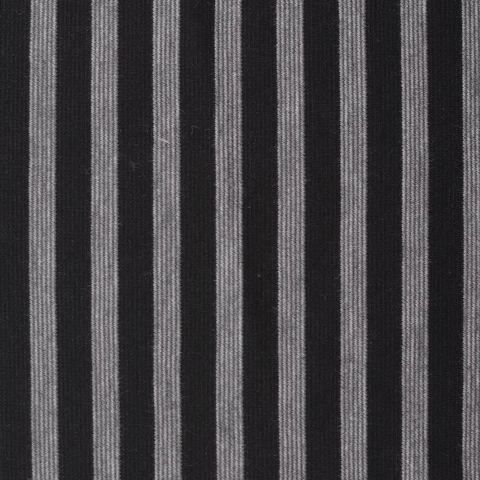 Striped Polyester Viscose Stretch Knit Fabric