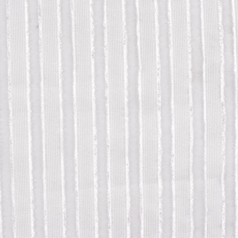 White Vertical-Stripe Jacquard, Polyester