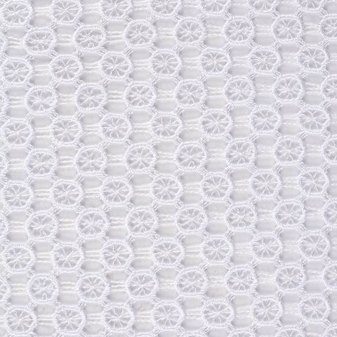 White Floral Knit, Polyester