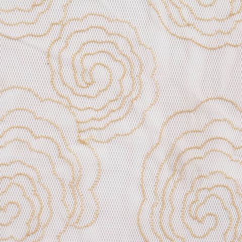Gold Abstract Knit, Polyester