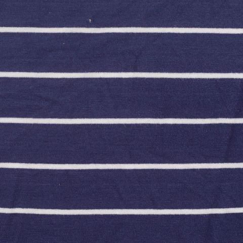 Striped Viscose Stretch Knit Fabric
