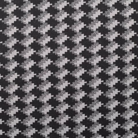 Fine Plaid Polyester Stretch Knit Fabric