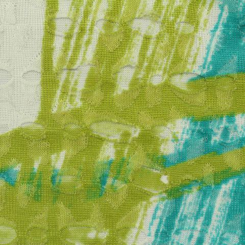 Green Abstract Jacquard, Polyester