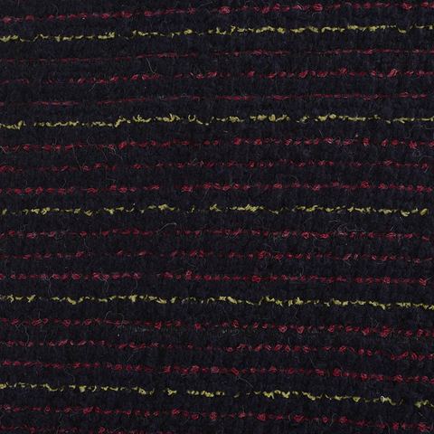 Red Horizontal-Stripe Jacquard, Poly-Cotton