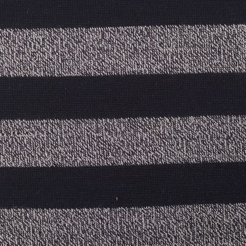 Bold Striped Polyester Viscose Stretch Knit Fabric