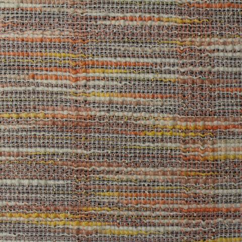 Striped Polyester Cotton Knit Fabric