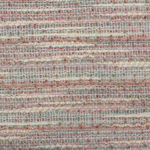 Striped Polyester Cotton Stretch Knit Fabric