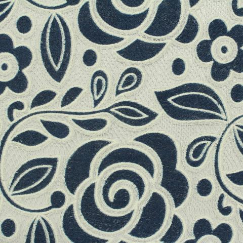 Bold Floral Polyester Cotton Woven Fabric