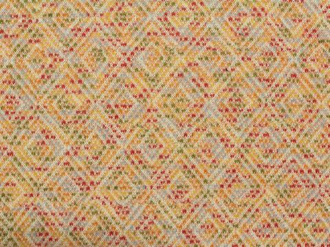Orange Diamonds Jacquard, Cotton