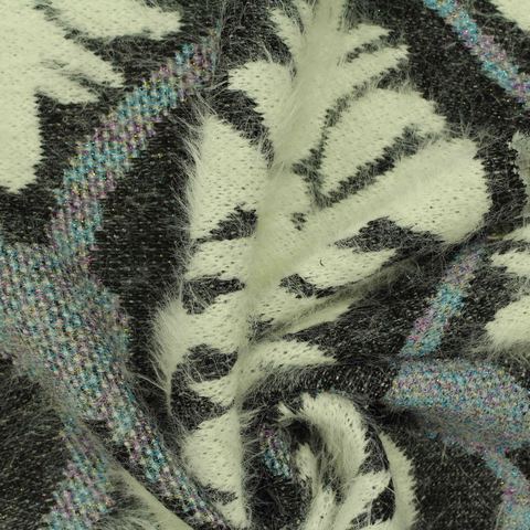 Jacquard Nylon Polyester Knit Fabric