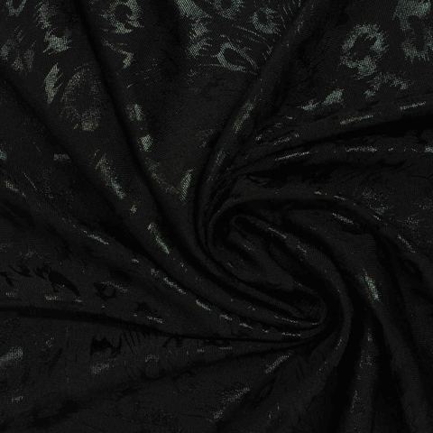 Jacquard Polyester Stretch Knit Fabric