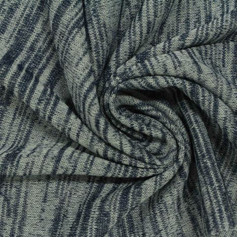Heather Viscose Polyester Chunky Knit Fabric