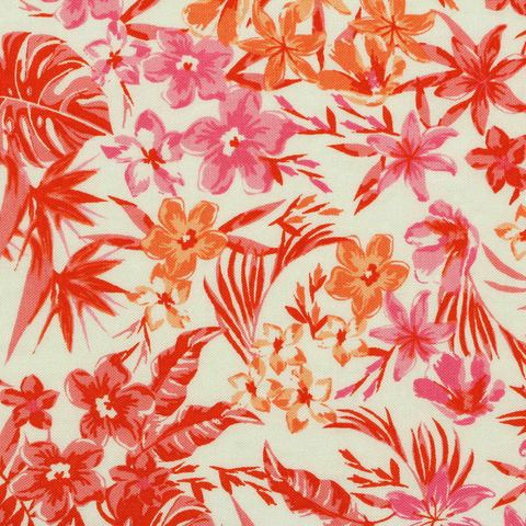 Bold Floral 100% Viscose Woven Fabric