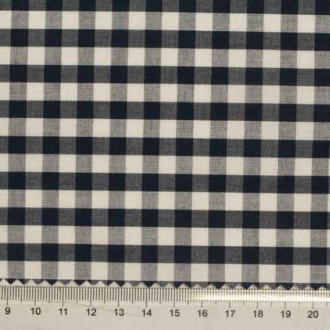 Fine Plaid 100% Cotton Woven Fabric