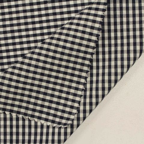 Fine Plaid 100% Cotton Woven Fabric