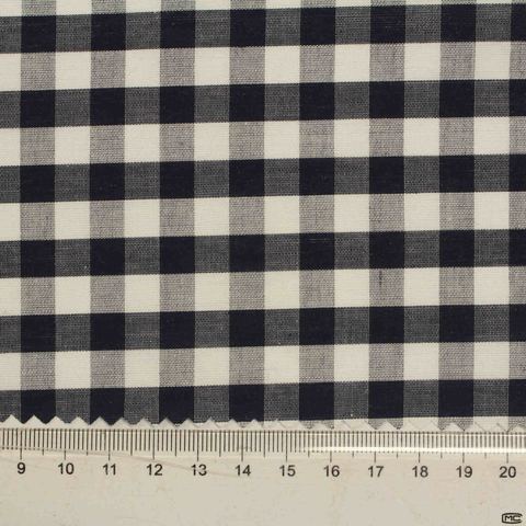 Black Check Woven, Cotton
