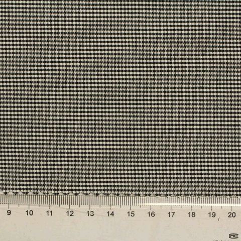 Black Check Woven, Cotton