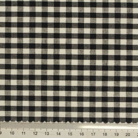 Fine Plaid 100% Cotton Woven Fabric