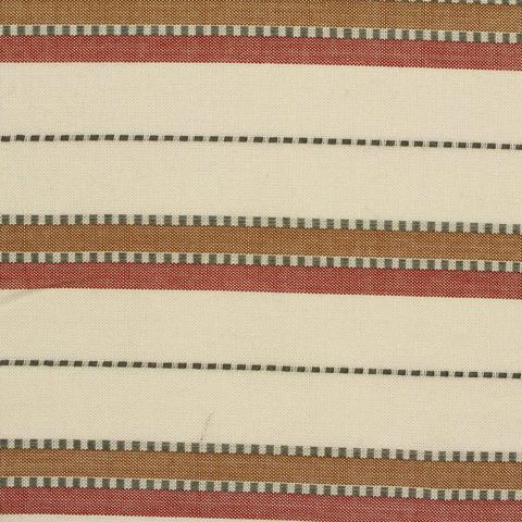 Cream Horizontal-Stripe Woven, Viscose