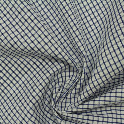 Fine Plaid 100% Cotton Poplin Fabric