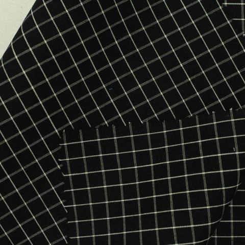 Fine Plaid 100% Cotton Poplin Fabric