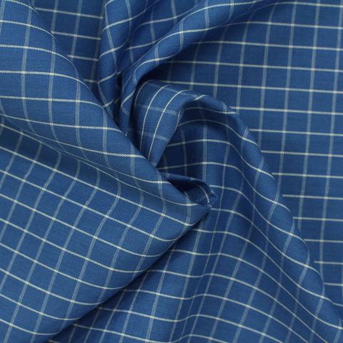 Fine Plaid 100% Cotton Poplin Fabric