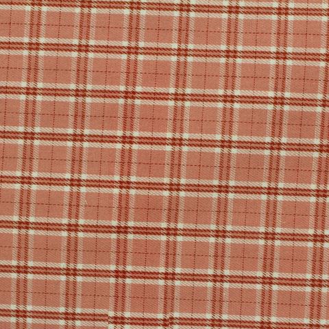 White Plaid Twill, Cotton