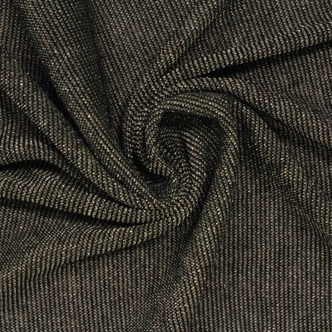 Viscose Metallic Rib Knit Fabric